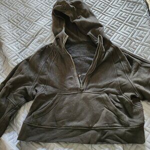 Scuba Oversized Half-Zip Hoodie size xs/s